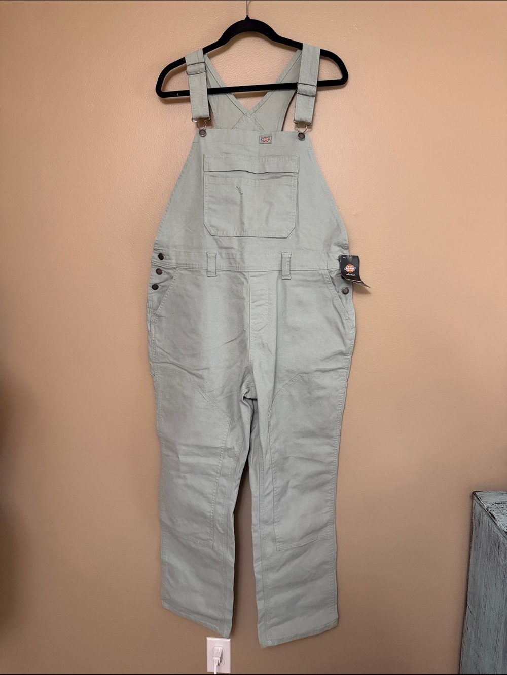 NWT Dickies Women's Sage Green Work-Style Overalls